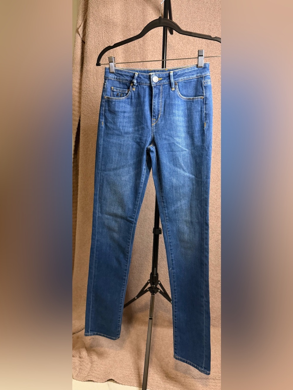 Tramarossa Slim Straight Jeans Size 25 Blue Stretch Denim Made in Italy